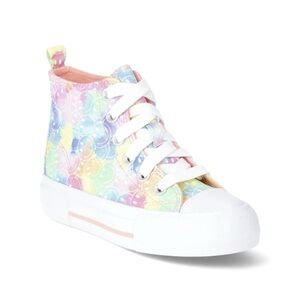 Colorful Kids High-Top Sneakers